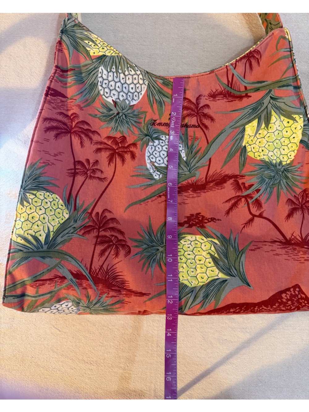 Tommy Bahama cotton structured shoulder bag - Picture 9 of 10